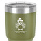 Happy Thanksgiving 30 oz Stainless Steel Ringneck Tumbler - Olive - Close Up