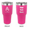Happy Thanksgiving 30 oz Stainless Steel Ringneck Tumblers - Pink - Double Sided - APPROVAL