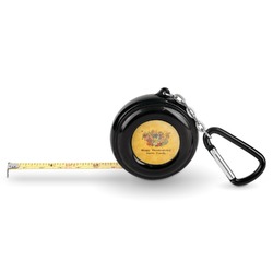 Happy Thanksgiving Pocket Tape Measure - 6 Ft w/ Carabiner Clip (Personalized)