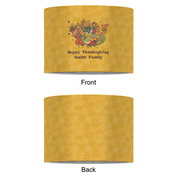 Happy Thanksgiving 8" Drum Lampshade - APPROVAL (Fabric)