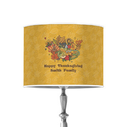 Happy Thanksgiving 8" Drum Lamp Shade - Poly-film (Personalized)