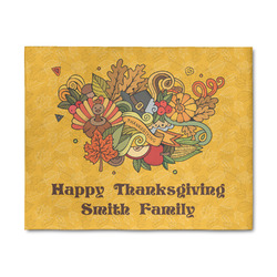 Happy Thanksgiving 8' x 10' Patio Rug (Personalized)