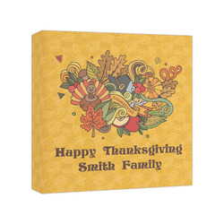 Happy Thanksgiving Canvas Print - 8x8 (Personalized)