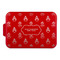 Happy Thanksgiving Aluminum Baking Pan - Red Lid - FRONT