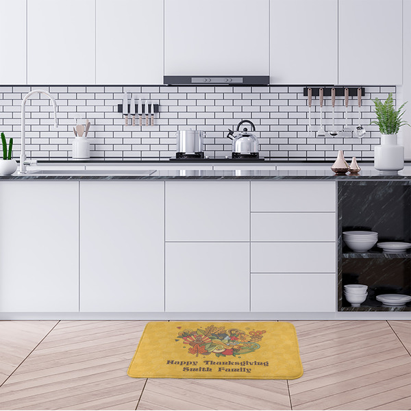Happy Thanksgiving Anti-Fatigue Kitchen Mats - LIFESTYLE