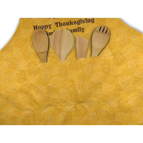 Happy Thanksgiving Apron - Pocket Detail with Props