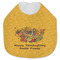 Happy Thanksgiving Jersey Knit Baby Bib w/ Name or Text
