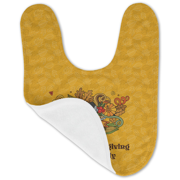Happy Thanksgiving Baby Bib - AFT folded