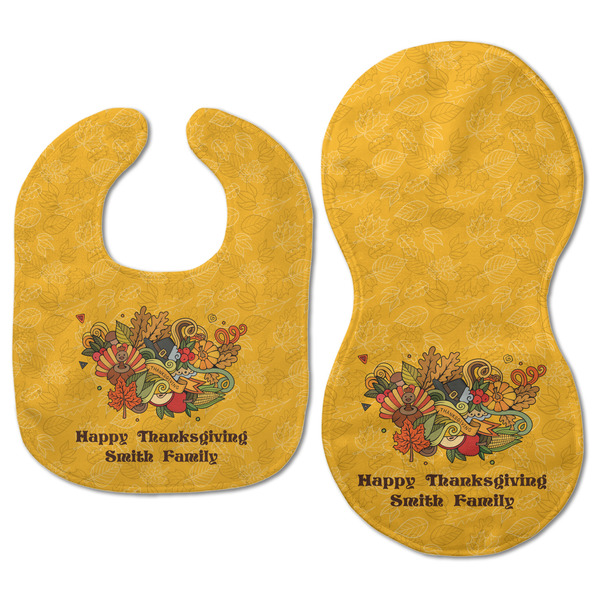 Happy Thanksgiving Baby Bib & Burp Set - Approval (new bib & burp)