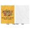 Happy Thanksgiving Baby Blanket (Single Side - Printed Front, White Back)