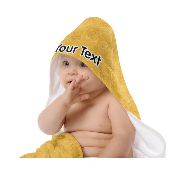 Happy Thanksgiving Baby Hooded Towel on Child