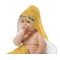 Happy Thanksgiving Baby Hooded Towel on Child