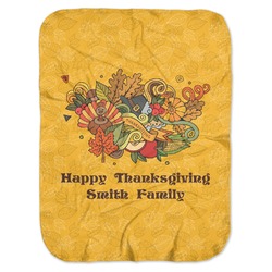 Happy Thanksgiving Baby Swaddling Blanket (Personalized)