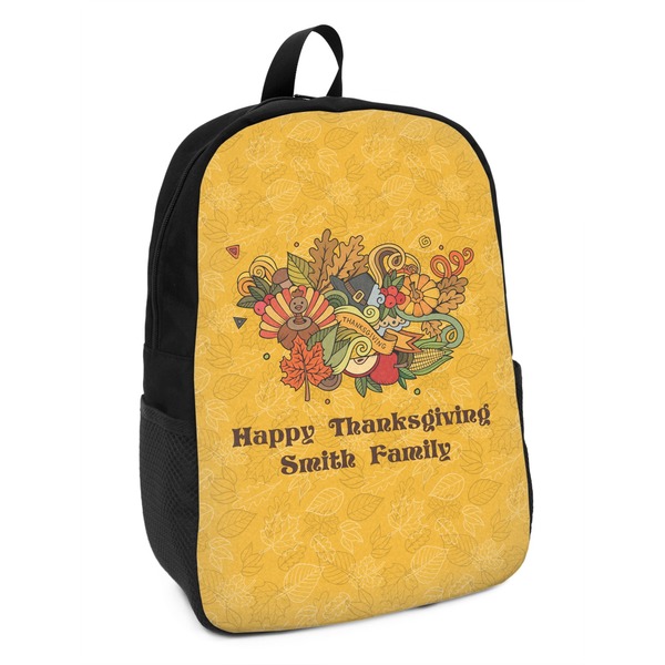 Custom Happy Thanksgiving Kids Backpack (Personalized)