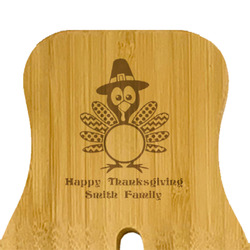 Happy Thanksgiving Bamboo Salad Mixing Hand (Personalized)