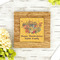 Happy Thanksgiving Bamboo Trivet with 6" Tile - LIFESTYLE