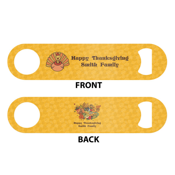 Happy Thanksgiving Bar Bottle Opener - White - Approval