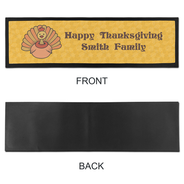 Happy Thanksgiving Bar Mat - Large - APPROVAL