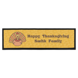 Happy Thanksgiving Bar Mat - Large (Personalized)