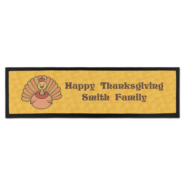 Custom Happy Thanksgiving Bar Mat - Large (Personalized)