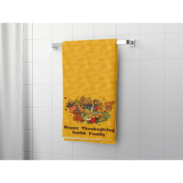 Happy Thanksgiving Bath Towel - LIFESTYLE