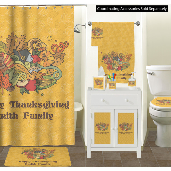 Happy Thanksgiving Bathroom Scene