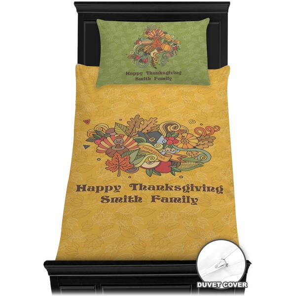 Happy Thanksgiving Bedding Set (Twin) - Duvet