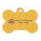 Happy Thanksgiving Bone Shaped Dog ID Tag (Personalized)
