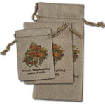 Happy Thanksgiving Burlap Gift Bags (Personalized)