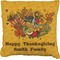 Happy Thanksgiving Burlap Pillow 16"