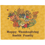Happy Thanksgiving Woven Fabric Placemat - Twill w/ Name or Text