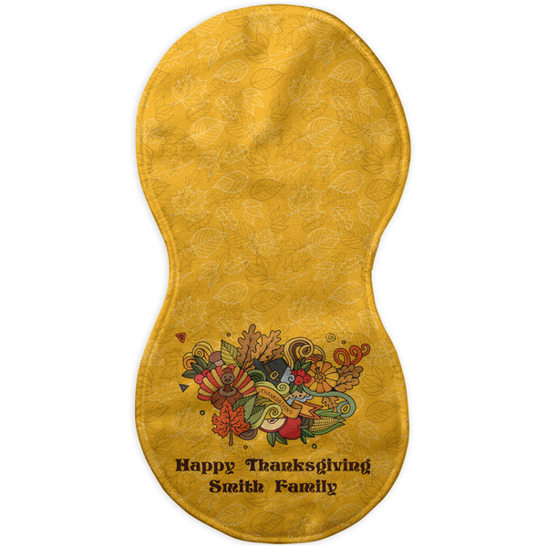 Happy Thanksgiving Burp Peanut Shaped Flat