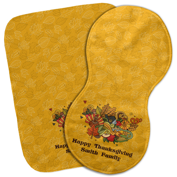 Custom Happy Thanksgiving Burp Cloth (Personalized)