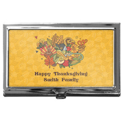 Happy Thanksgiving Business Card Case