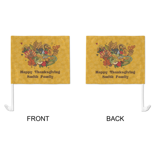 Happy Thanksgiving Car Flag - Large - APPROVAL