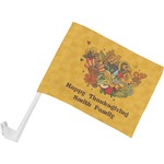 Happy Thanksgiving Car Flag - Small w/ Name or Text