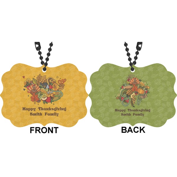 Happy Thanksgiving Car Ornament (Approval)