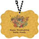 Happy Thanksgiving Rear View Mirror Charm (Personalized)