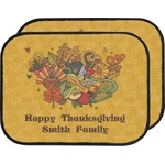 Happy Thanksgiving Car Floor Mats (Back Seat) (Personalized)
