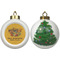 Happy Thanksgiving Ceramic Christmas Ornament - X-Mas Tree (APPROVAL)
