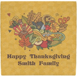 Happy Thanksgiving Ceramic Tile Hot Pad (Personalized)