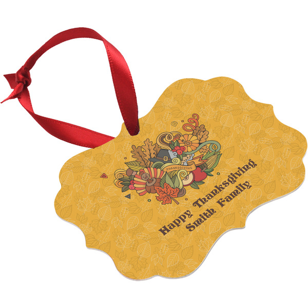 Happy Thanksgiving Christmas Ornament