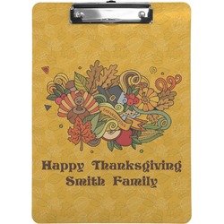 Happy Thanksgiving Clipboard (Personalized)