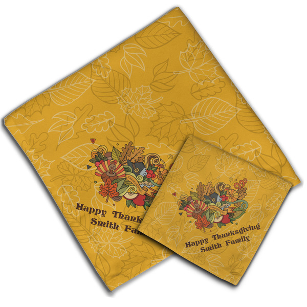 Happy Thanksgiving Cloth Napkins - Personalized Lunch & Dinner (PARENT MAIN)