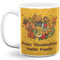 Happy Thanksgiving Coffee Mug - 11 oz - Full- White