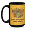Happy Thanksgiving Coffee Mug - 15 oz - Black