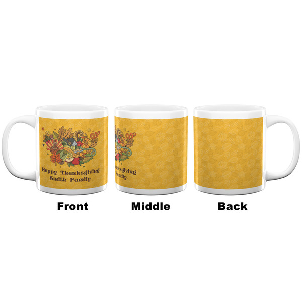 Happy Thanksgiving Coffee Mug - 20 oz - White APPROVAL