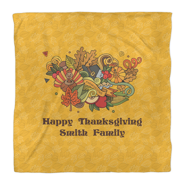 Happy Thanksgiving Comforter - Queen - Front