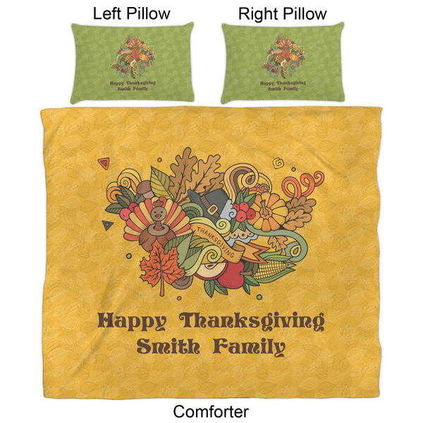 Happy Thanksgiving Comforter Set - King - Approval