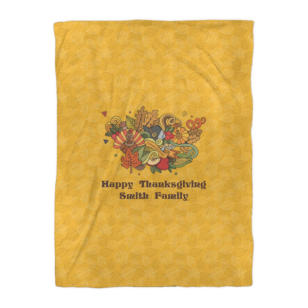 Happy Thanksgiving Comforter - Twin XL - Front